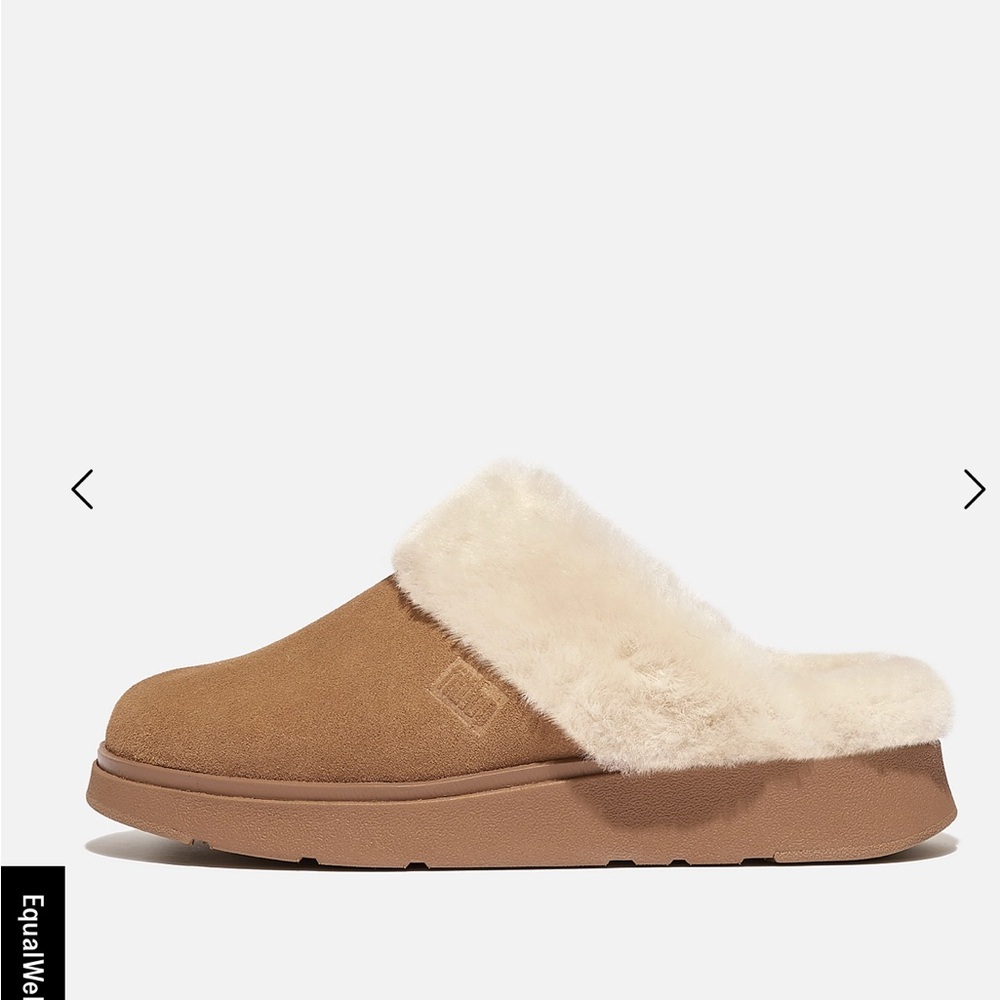FitFlop GEN Shearling Suede Slippers